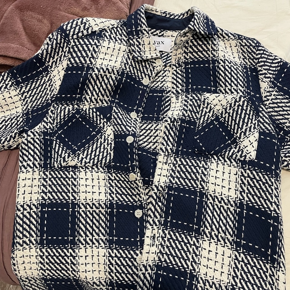Wax London Whiting Overshirt Marine Beatnik